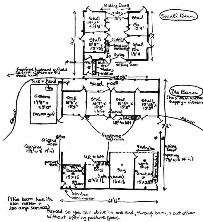 Small Horse Barn Floor Plans